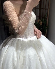 Load image into Gallery viewer, Bling Wedding Dress For Bride
