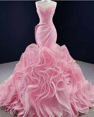 Pink Wedding Dress 2021