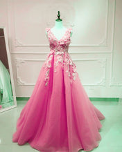 Load image into Gallery viewer, Blush Pink Prom Long Dresses
