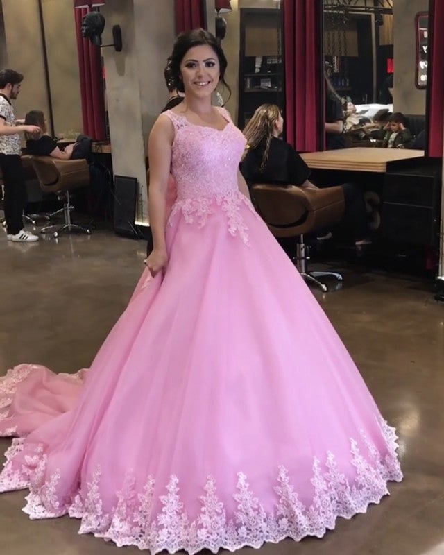 chinese dress ladies Blush Pink Wedding Dresses Tulle Ball Gown with Bow