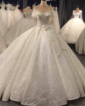 Load image into Gallery viewer, Sequins Wedding Dress 2021
