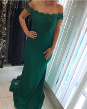 Load image into Gallery viewer, Mermaid Bridesmaid Dresses Lace Off The Shoulder-alinanova
