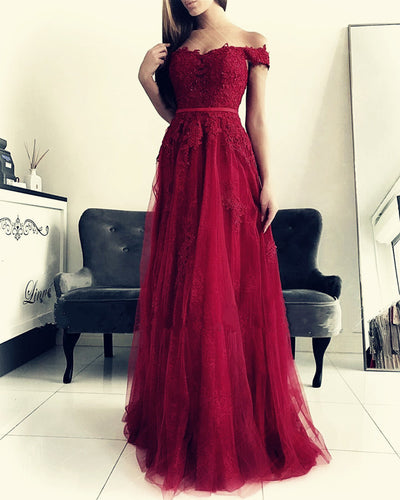 Elegant Burgundy Bridesmaid Dresses
