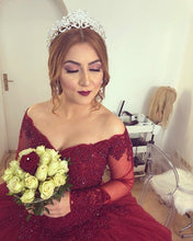 Load image into Gallery viewer, Wedding Burgundy Dresses
