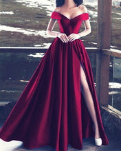 Load image into Gallery viewer, alinanova Burgundy Prom Dresses 7016
