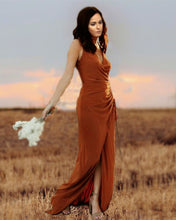 Load image into Gallery viewer, Burnt Orange Bridesmaid Dresses

