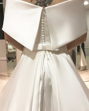 Load image into Gallery viewer, Button Back Wedding Dress Satin
