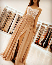 Load image into Gallery viewer, Champagne Bridesmaid Dresses Chiffon
