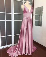Load image into Gallery viewer, Mauve Pink Bridesmaid Dress
