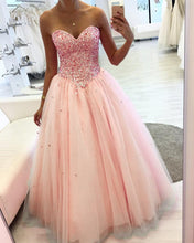 Load image into Gallery viewer, Crystal Beaded Quinceanera Dresses Sweetheart Tulle Ball Gown-alinanova
