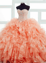 Load image into Gallery viewer, Quinceanera-Dress-Coral
