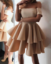 Load image into Gallery viewer, Homecoming-Dresses-Champagne
