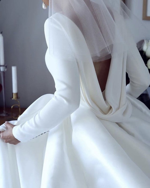fitted lace wedding dress OSTTY