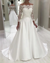 Load image into Gallery viewer, Wedding Gown Off The Shoulder
