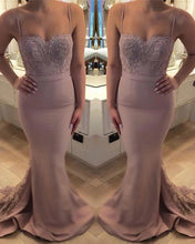 Load image into Gallery viewer, Mauve Pink Bridesmaids Dresses Mermaid
