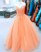 Load image into Gallery viewer, Neon Coral Quinceanera Dresses
