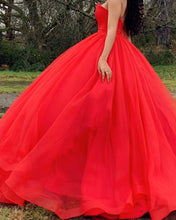 Load image into Gallery viewer, Red Ball Gown For Bride
