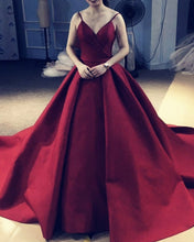 Load image into Gallery viewer, 3099 Ballgowns Prom Maroon Dress
