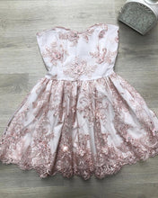 Load image into Gallery viewer, Short Pink Lace Prom Dresses
