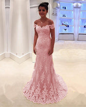 Load image into Gallery viewer, Light-Pink-Prom-Dresses
