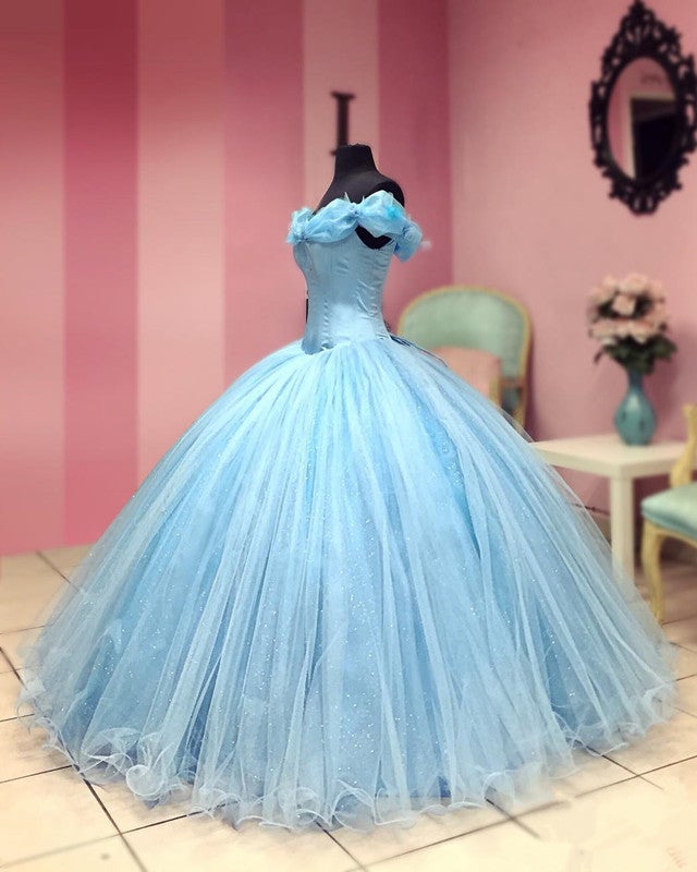 Fairytale Style Off The Shoulder Princess Ball Gowns Quinceanera Dress alinanova Fairytale Style Off The Shoulder Princess Ball Gowns Quinceanera Dress alinanova