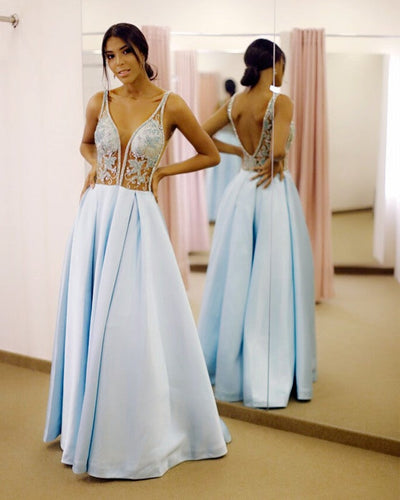 Prom Dresses Light Blue