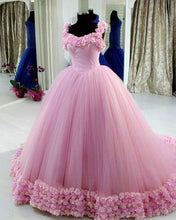 Load image into Gallery viewer, light pink quinceanera dresses

