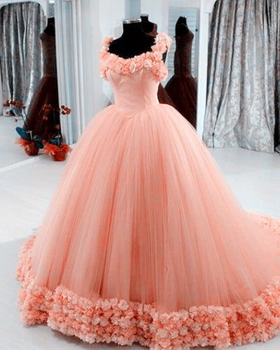coral wedding dresses