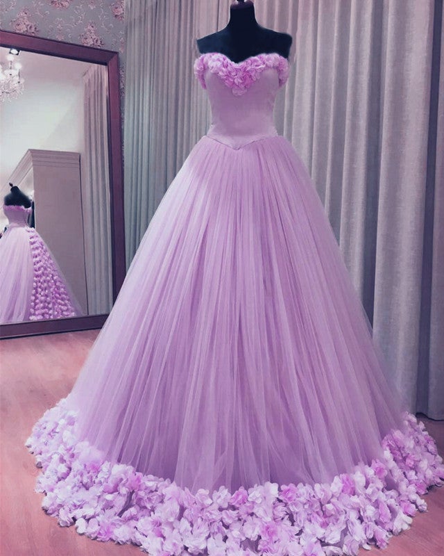 Flower Sweetheart Quinceanera Dresses Ball Gown