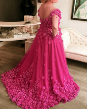 Load image into Gallery viewer, Fuchisa Prom Dresses Plus Size
