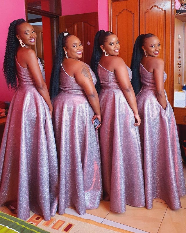 Glitzy bridesmaid dresses clearance
