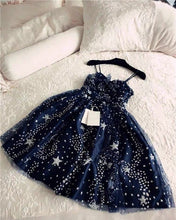 Load image into Gallery viewer, Navy Homecoming Dresses 2021

