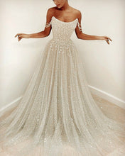 Load image into Gallery viewer, Sequins Wedding Dress 2021
