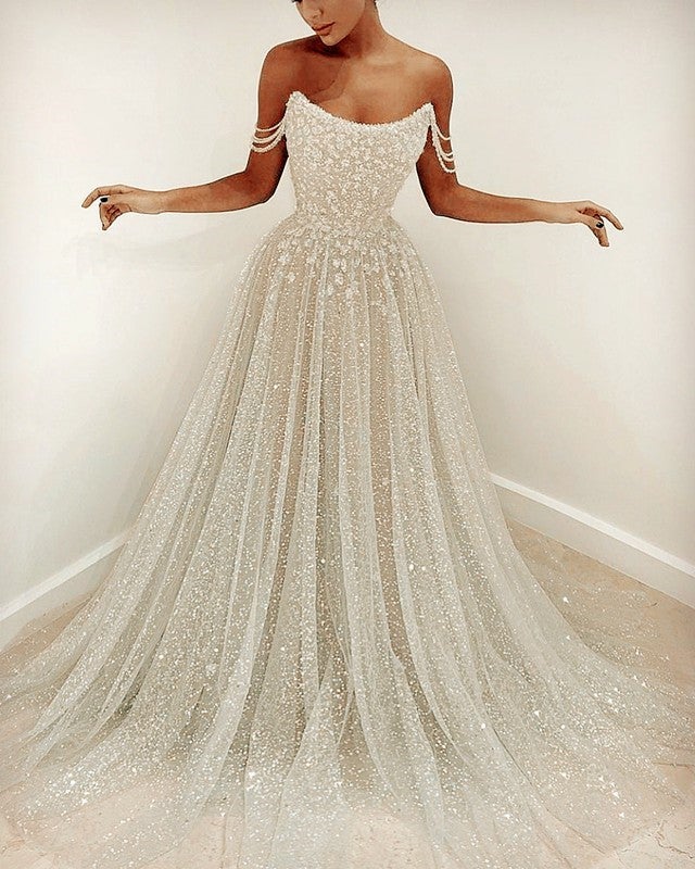 Sequins Wedding Dress 2021