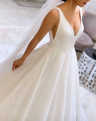 Ball Gown Wedding Dress Sequin