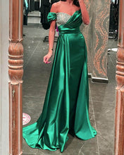 Load image into Gallery viewer, Mermaid Off The Shoulder Dress With Beads

