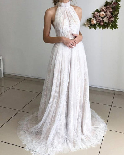 Halter Wedding Dress 2020