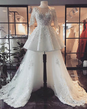 Load image into Gallery viewer, High Low country wedding dress

