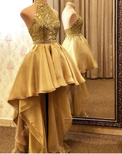 Load image into Gallery viewer, front short long back prom dresses
