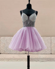 Load image into Gallery viewer, Mauve Tulle Homecoming Dresses
