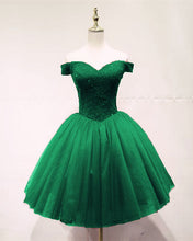 Load image into Gallery viewer, Dark Green Homecoming Dresses
