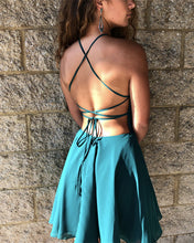 Load image into Gallery viewer, Sexy-Backless-Chiffon-Graduation-Dresses-For-Homecoming-Party
