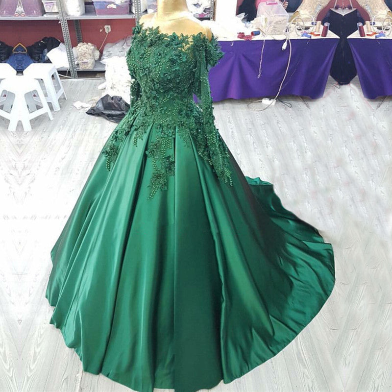 Gold Dress Masquerade Ball Gown Amazon Prime Prom Dresses 2019 Princess  Flower Girls Dress Off-Shoulder