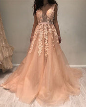 Load image into Gallery viewer, Prom-Dresses-Peach
