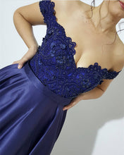 Load image into Gallery viewer, Long-Satin-Dresses
