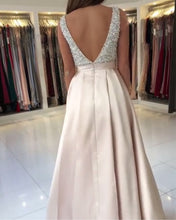 Load image into Gallery viewer, Light-Pink-Prom-Dresses
