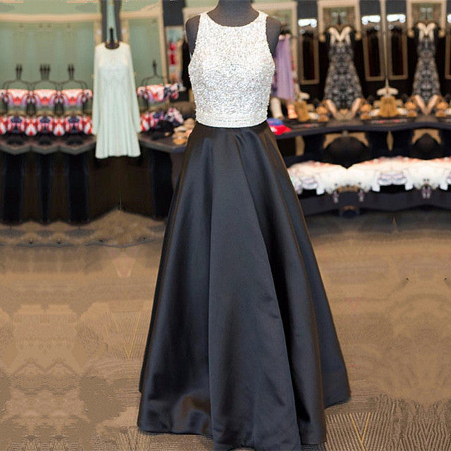 Jewelry Neck Sage Green Satin Prom Dresses Open Back