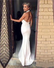 Load image into Gallery viewer, Open-Back-Prom-Long-Dresses-Formal-Bridesmaid-Gowns
