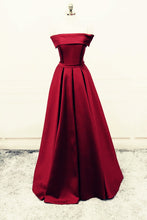 Load image into Gallery viewer, Evening-Dresses-Burgundy
