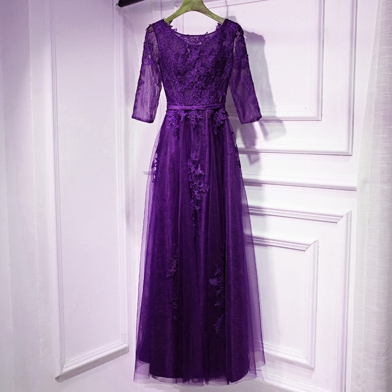 navy blue and purple bridesmaid dresses Mismatched Blue, Green, Purple Bridesmaid Dresses